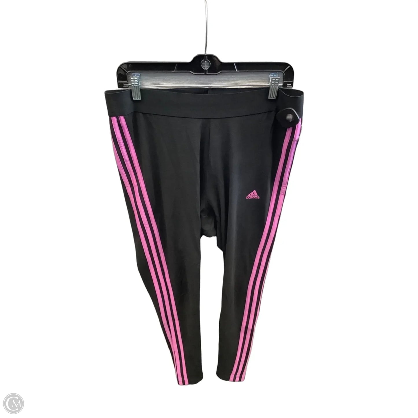 Athletic Leggings By Adidas In Black, Size: 2x