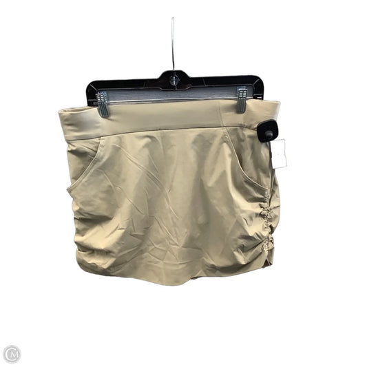 Athletic Skort By Columbia In Tan, Size: 12