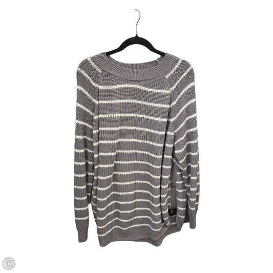 Sweater By Clothes Mentor In Striped Pattern, Size: 2x