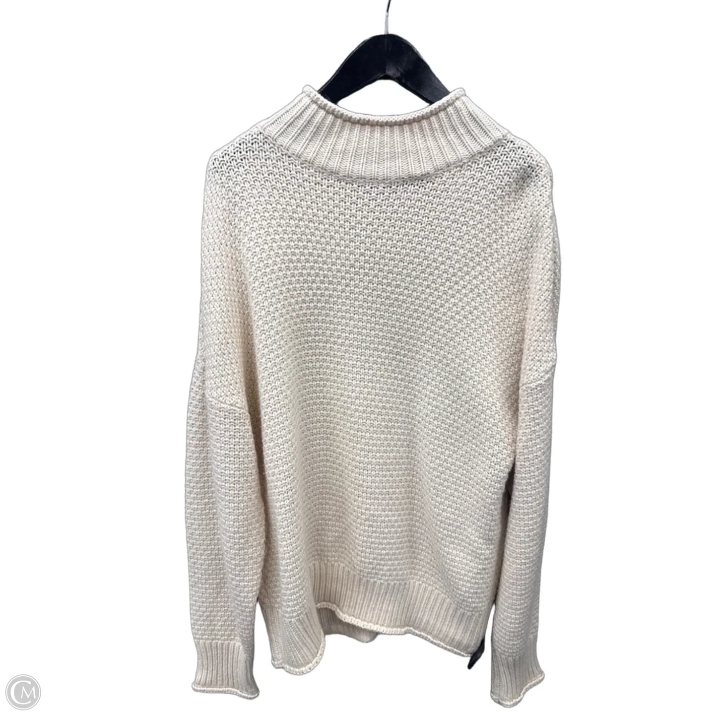 Sweater By Clothes Mentor In Cream, Size: L