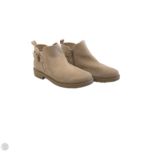 Boots Ankle Flats By Esprit In Tan, Size: 7.5
