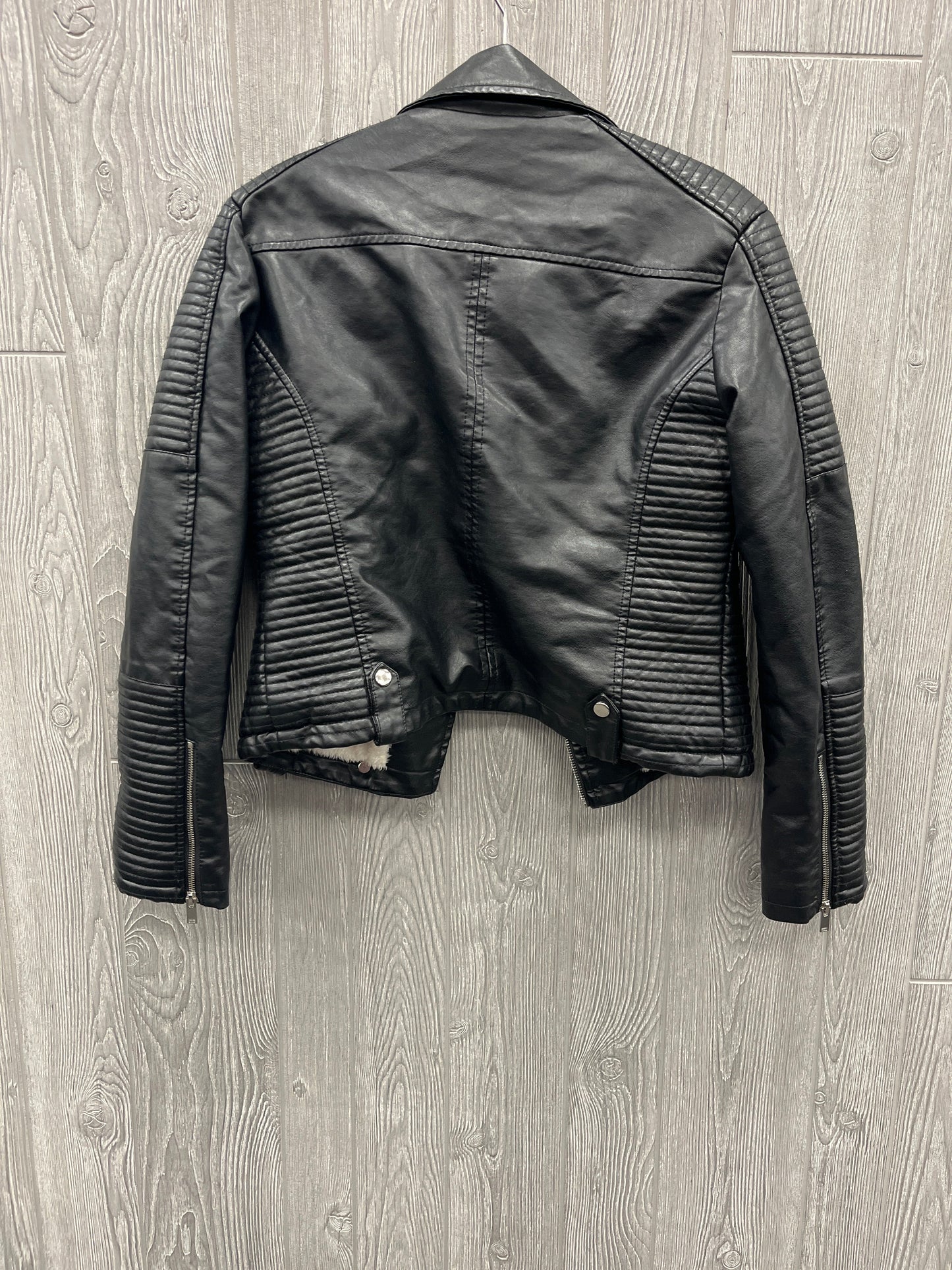 Jacket Moto By Fashion Nova In Black, Size: Xl