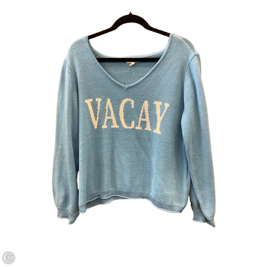 Sweater By Maurices In Blue, Size: L