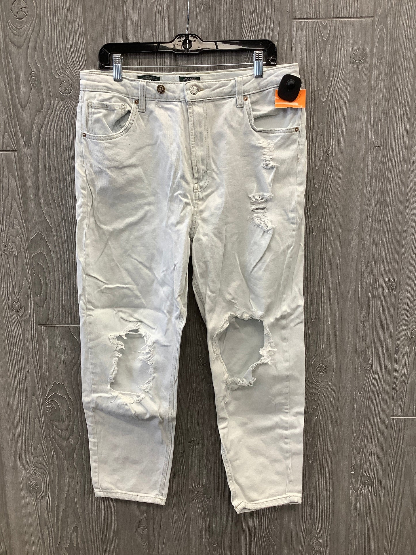 Jeans Straight By Wild Fable In White, Size: 14