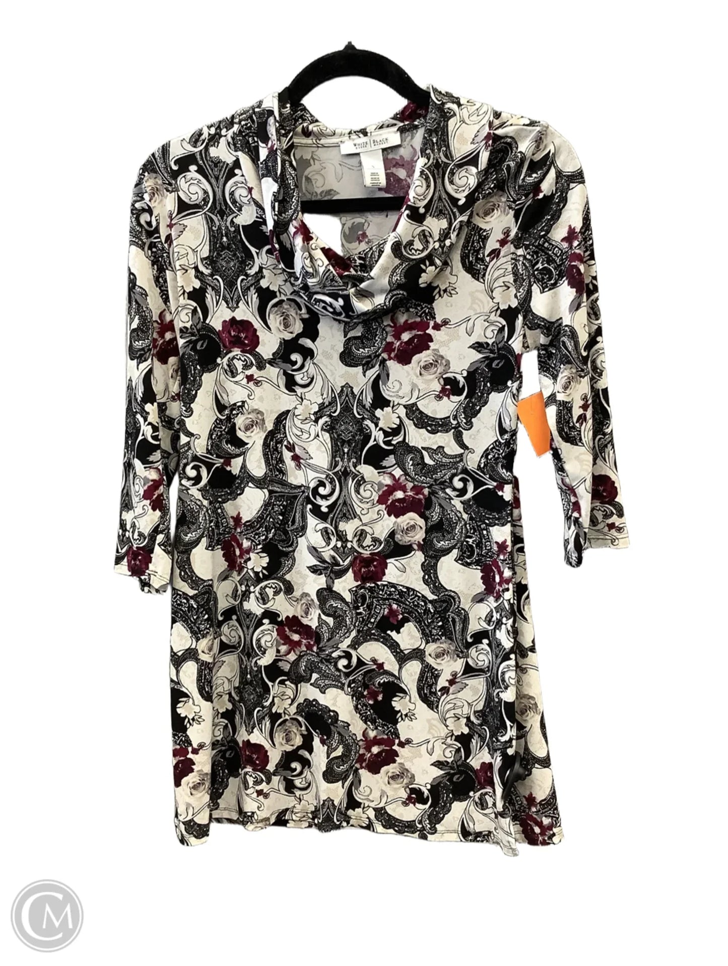 Dress Casual Midi By White House Black Market In Purple, Size: L