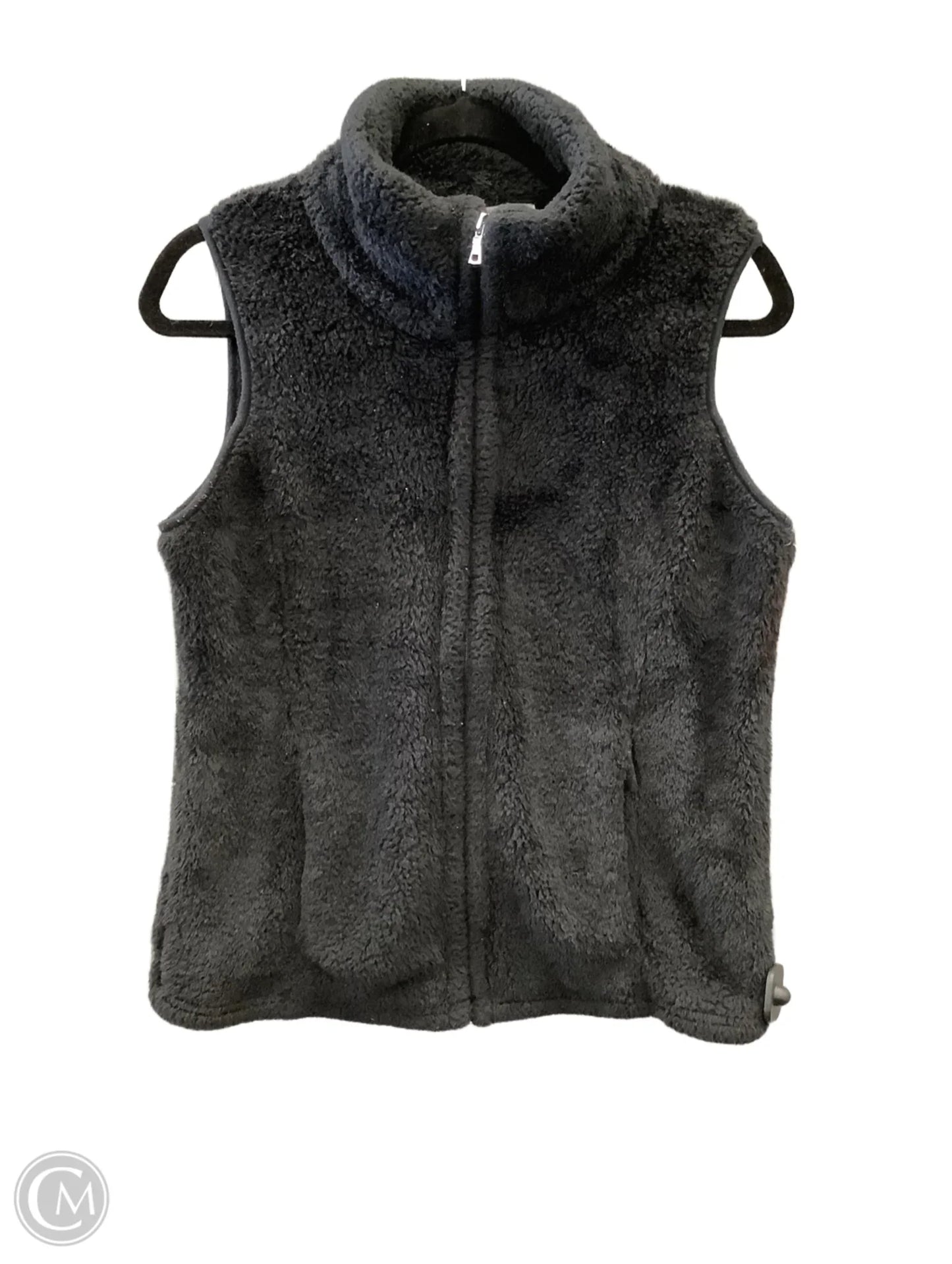 Vest Faux Fur & Sherpa By Croft And Barrow In Black, Size: M