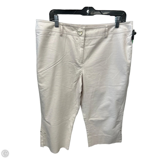 Capris By Tribal In Cream, Size: 14