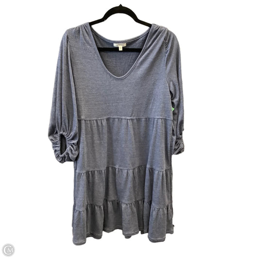Dress Casual Midi By Max Studio In Blue, Size: L