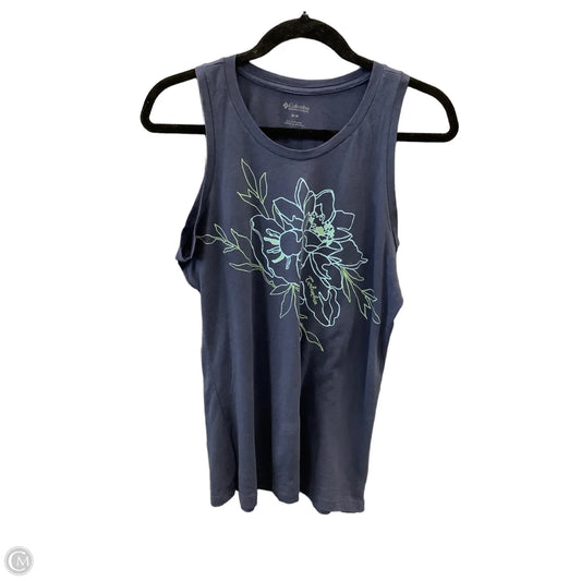 Athletic Tank Top By Columbia In Blue, Size: M