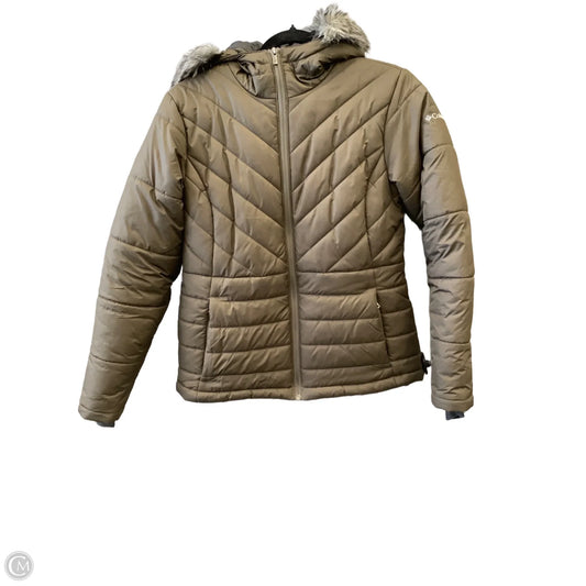 Coat Puffer & Quilted By Columbia In Bronze, Size: M