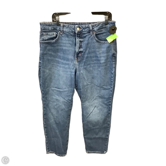 Jeans Straight By Old Navy In Blue Denim, Size: 16