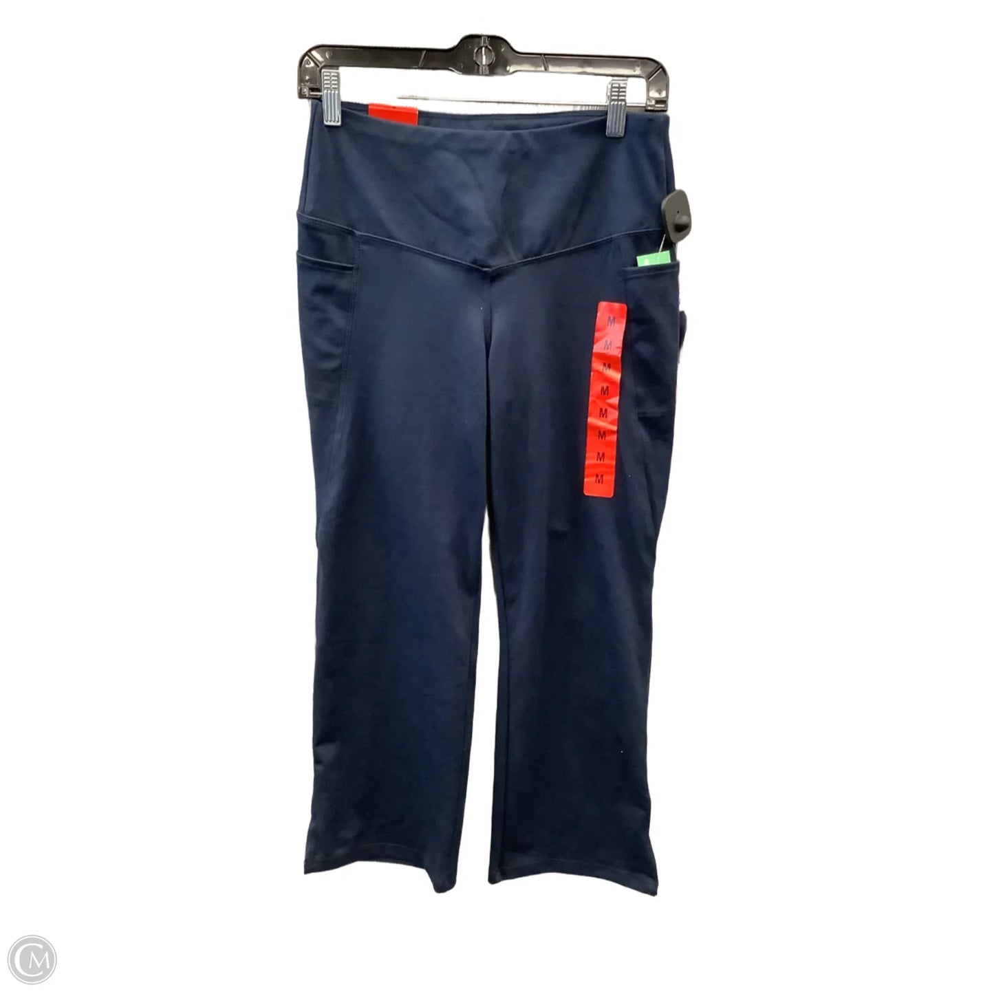 Athletic Leggings By Jockey In Navy, Size: M