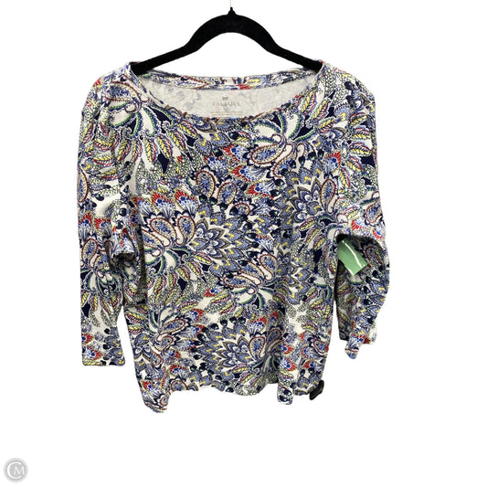 Top Long Sleeve By Talbots In Multi-colored, Size: Xl