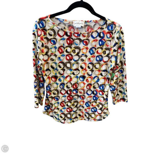 Top Long Sleeve By Peck And Peck In Multi-colored, Size: S