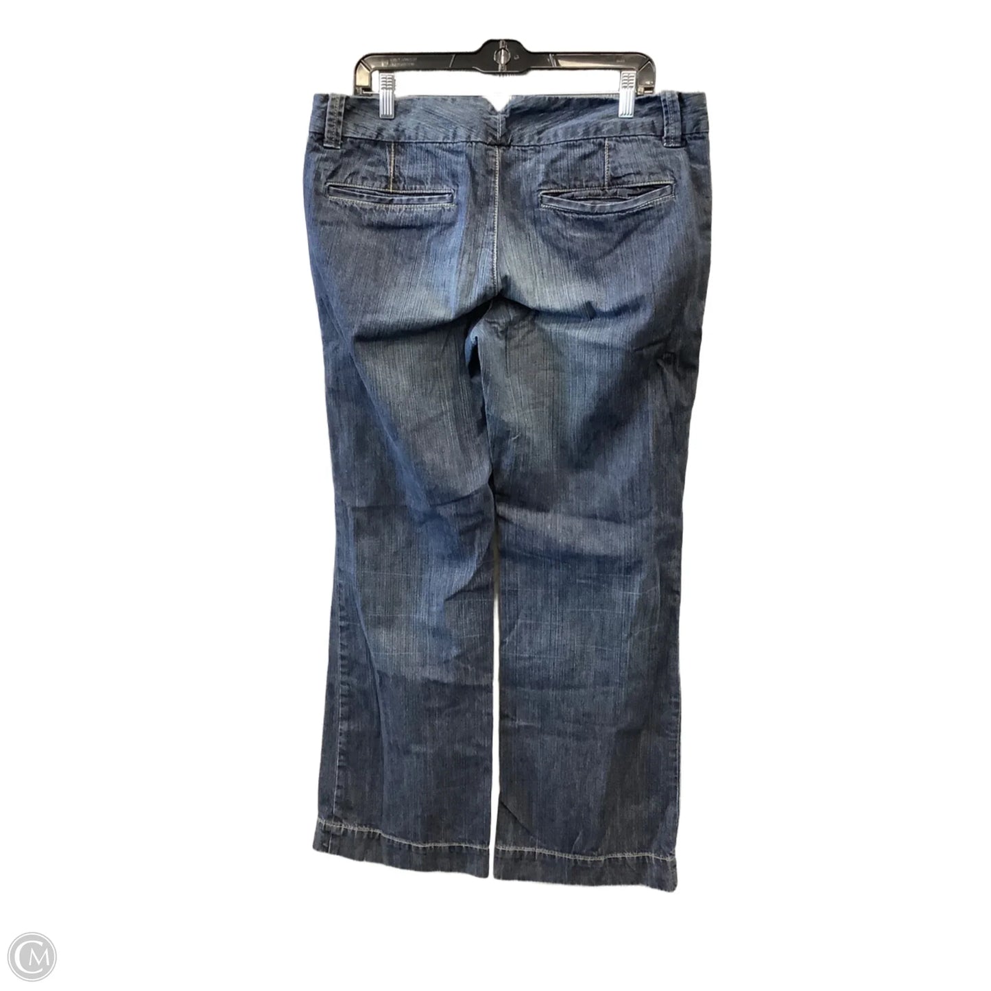 Jeans Wide Leg By Banana Republic In Blue Denim, Size: 12