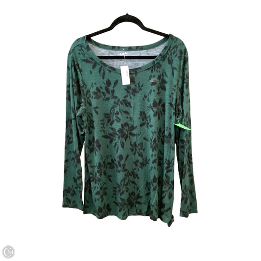 Top Long Sleeve By Maurices In Green, Size: Xl