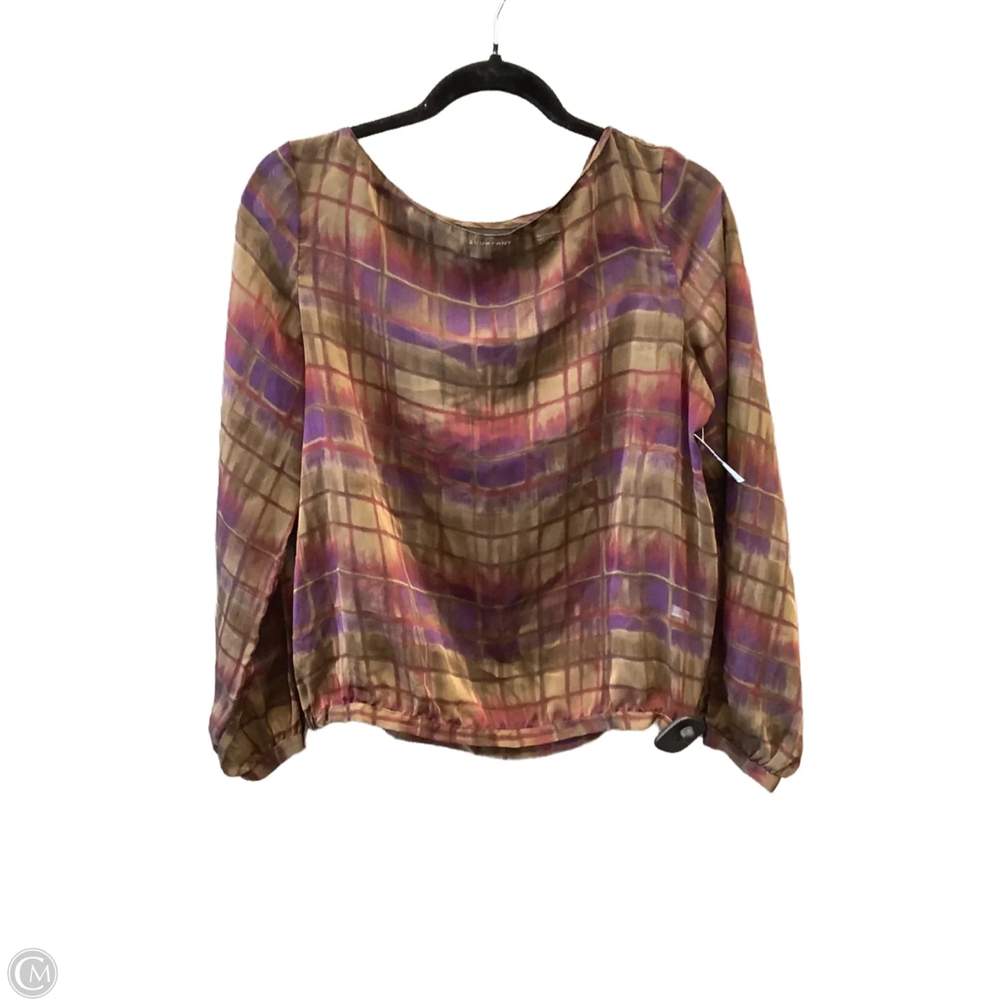 Top Long Sleeve By New York And Co In Brown, Size: M