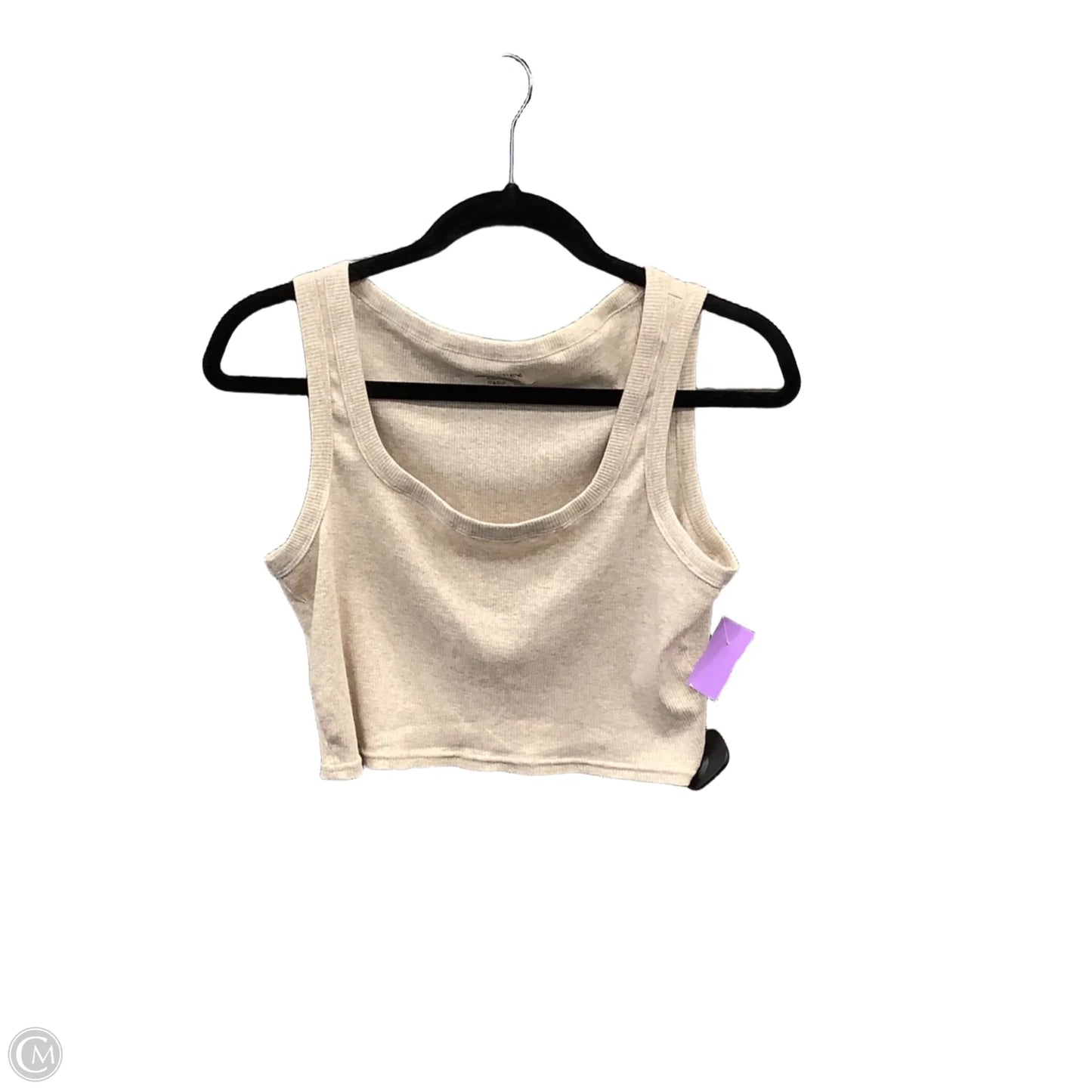 Athletic Tank Top By Jockey In Beige, Size: M