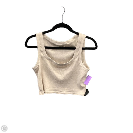Athletic Tank Top By Jockey In Beige, Size: M