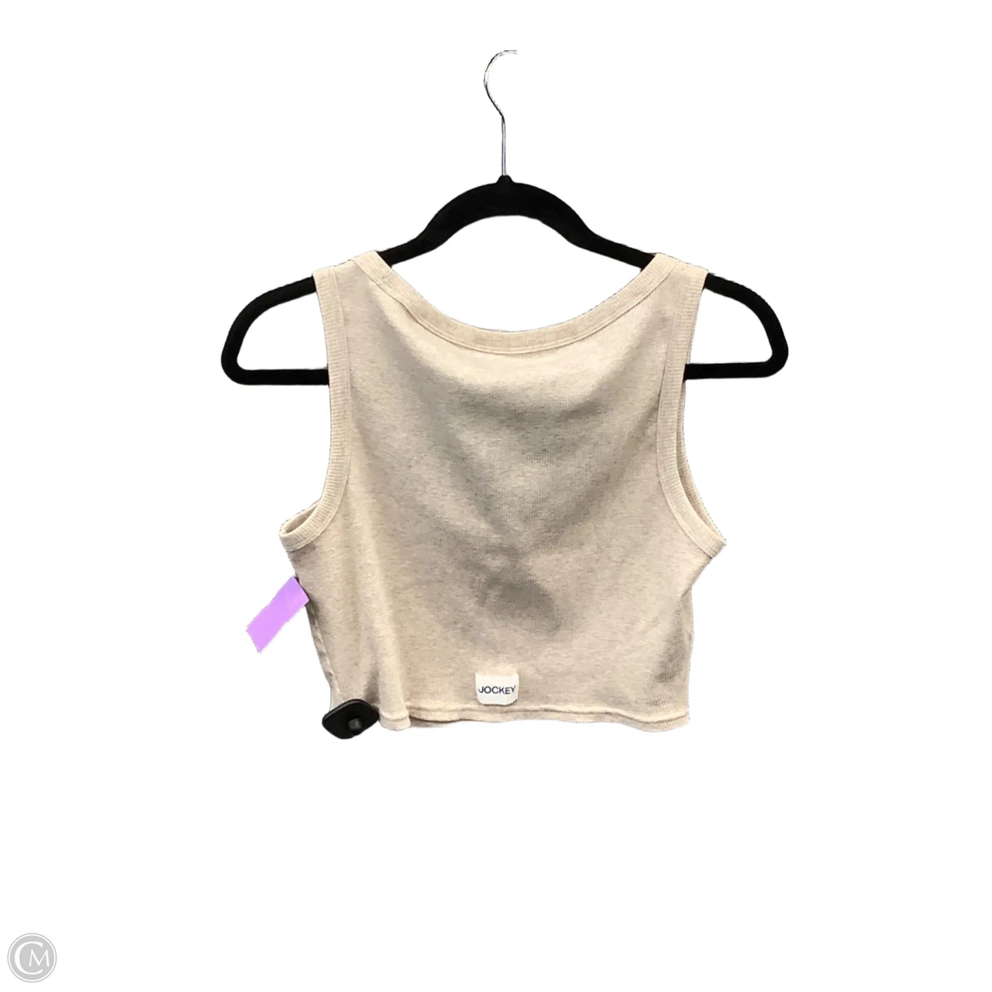 Athletic Tank Top By Jockey In Beige, Size: M