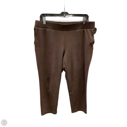 Capris By Pure Jill In Brown, Size: 8p