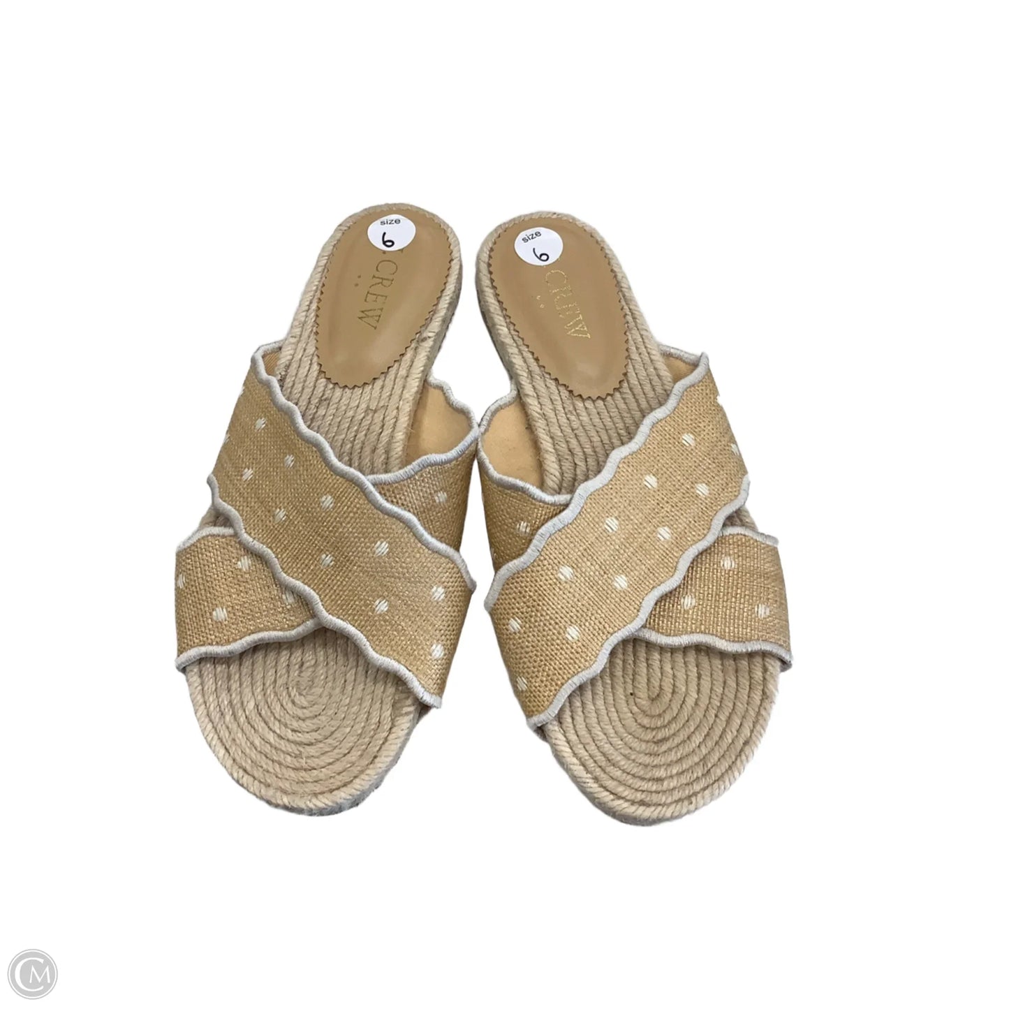Sandals Flats By J. Crew In Tan, Size: 6