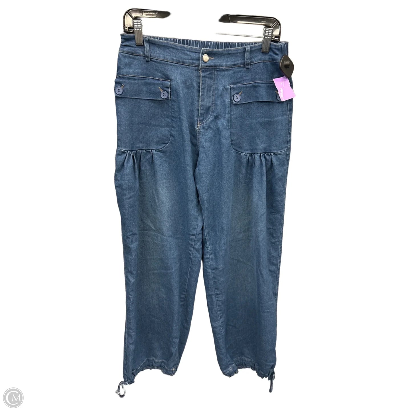 Jeans Wide Leg By Clothes Mentor In Blue Denim, Size: 8