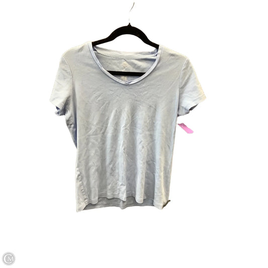 Top Short Sleeve Basic By St Johns Bay In Blue, Size: M