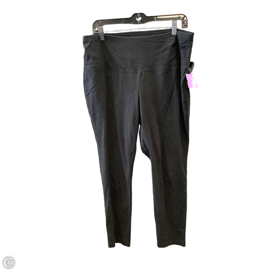 Athletic Leggings By Chicos In Black, Size: L