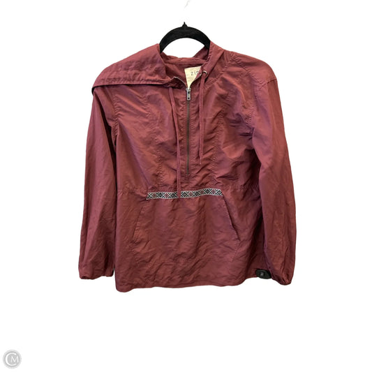 Athletic Top Long Sleeve Hoodie By Clothes Mentor In Red, Size: S