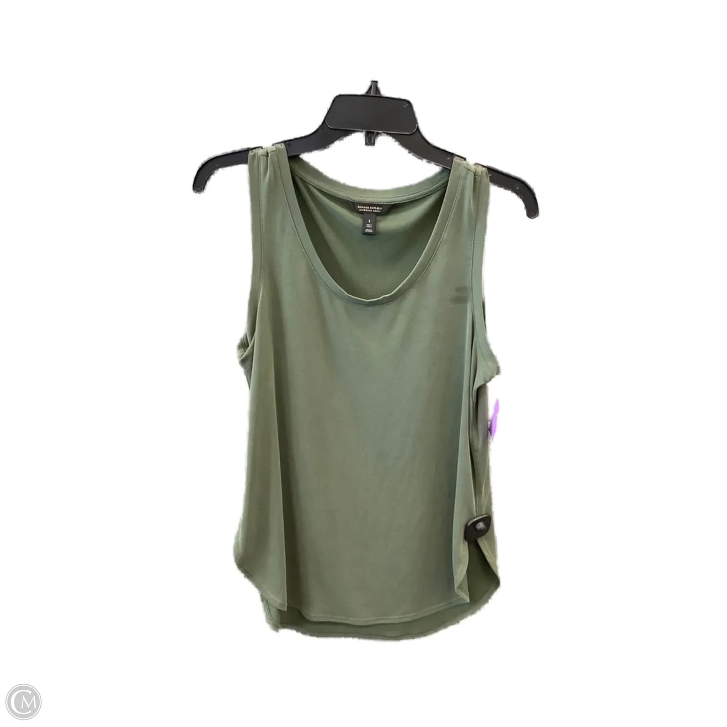 Top Sleeveless By Banana Republic In Green, Size: S