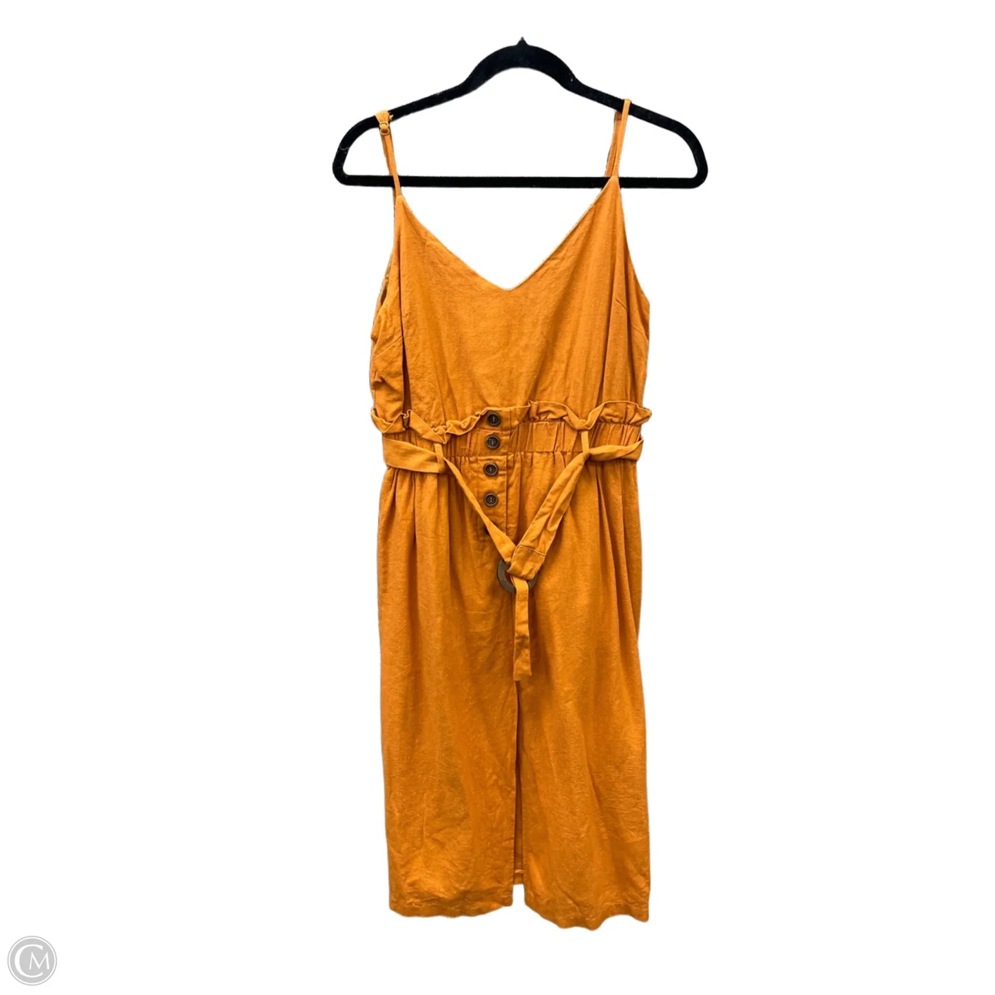 Dress Casual Midi By Mustard Seed In Orange, Size: M