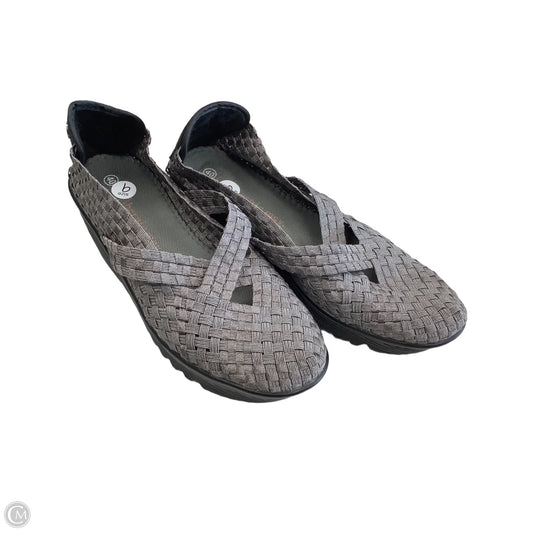 Shoes Heels Wedge By Bernie Mev In Grey, Size: 9
