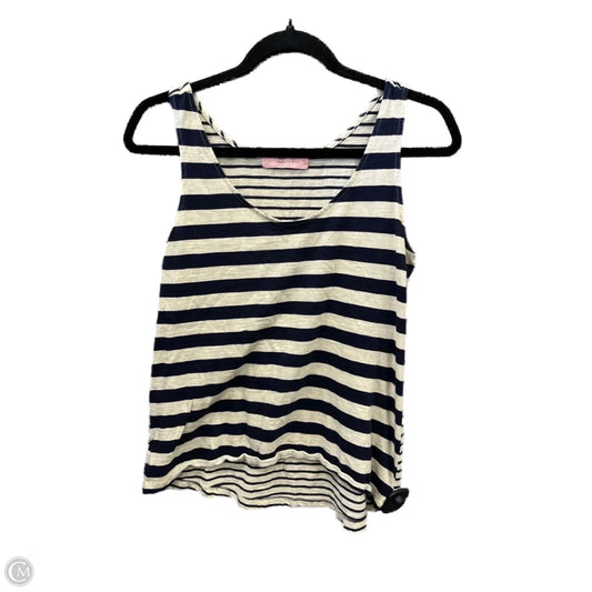 Top Sleeveless By Ann Taylor In Striped Pattern, Size: M