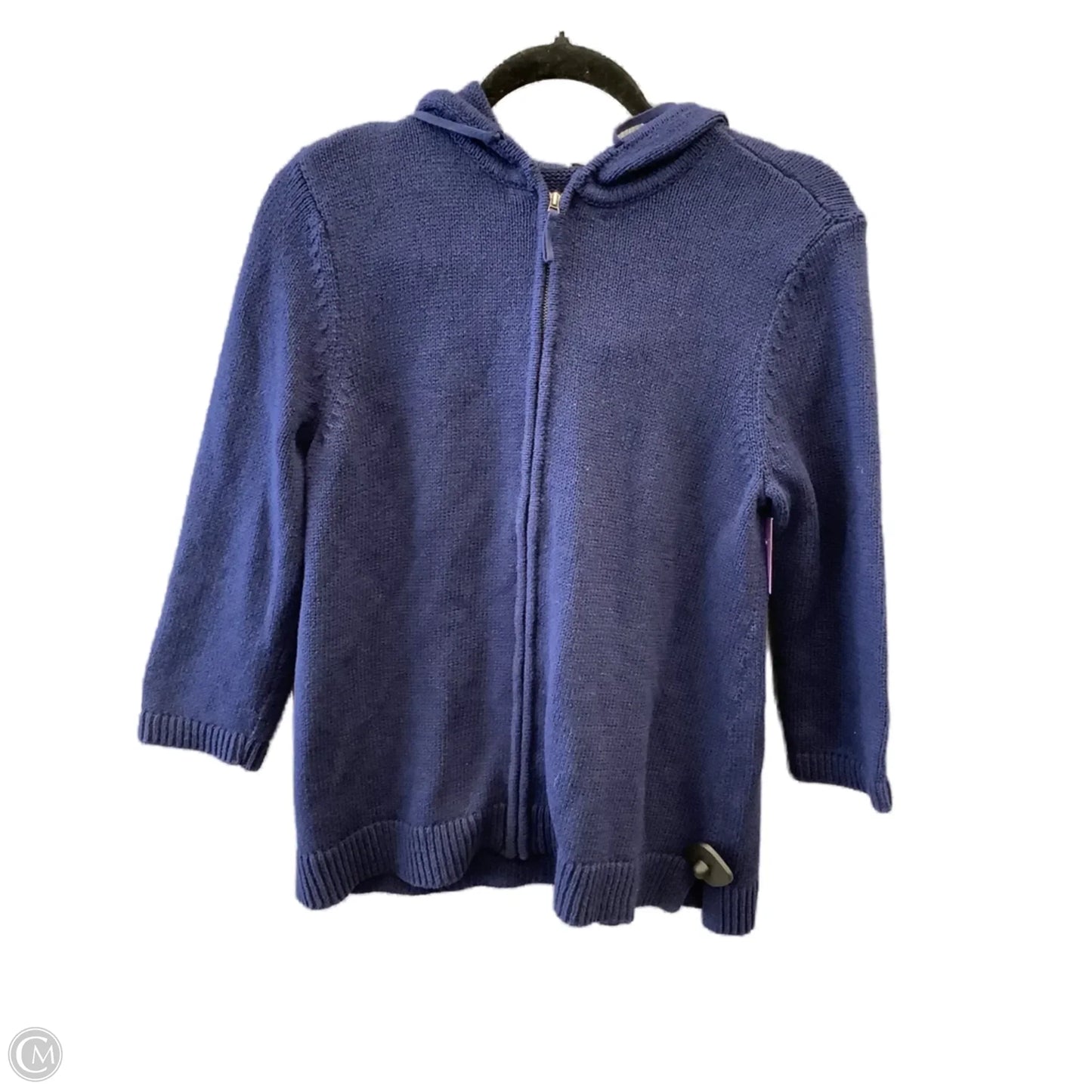 Sweater Cardigan By Chicos In Navy, Size: M