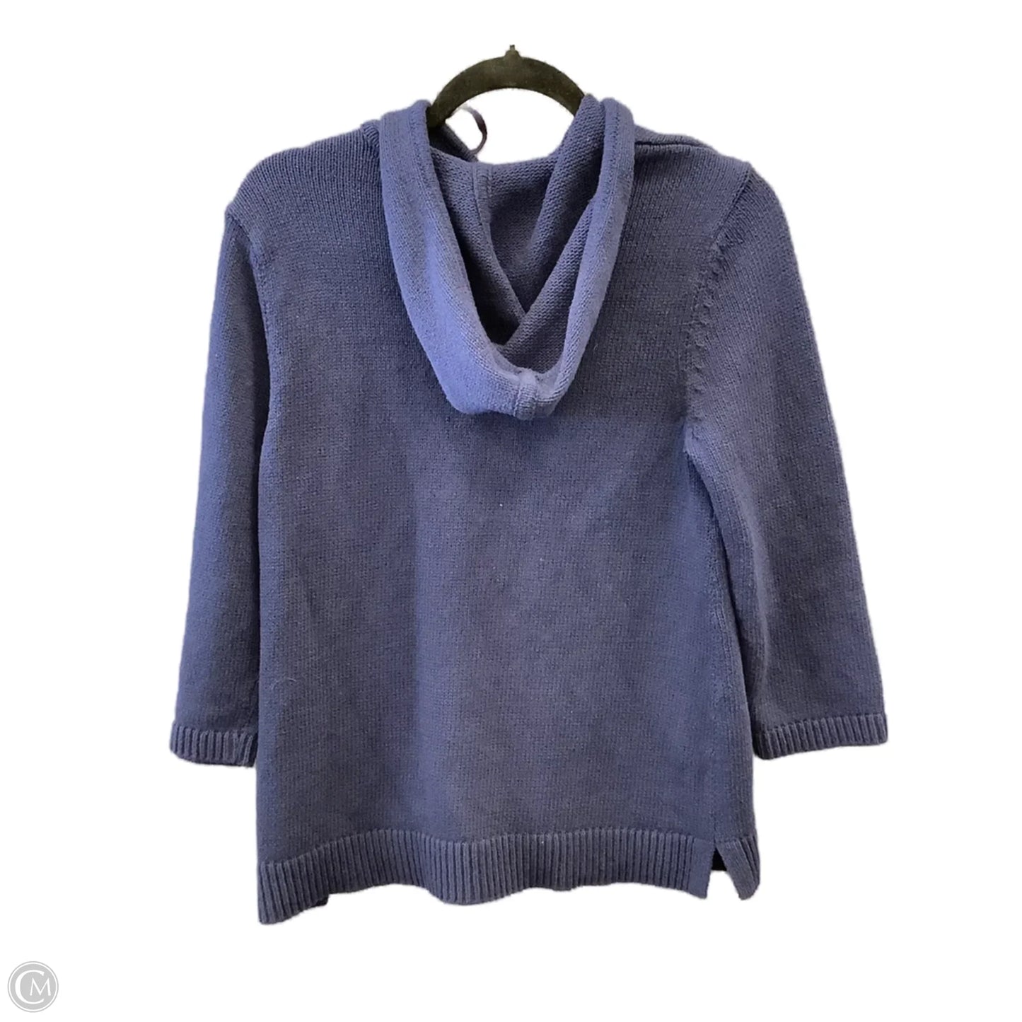 Sweater Cardigan By Chicos In Navy, Size: M