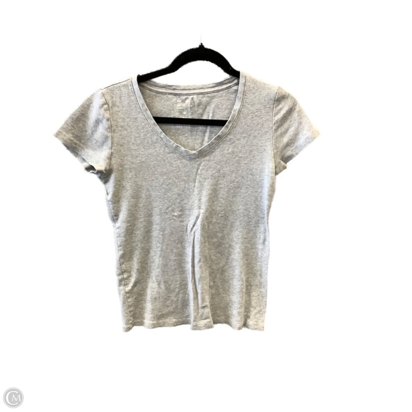 Top Short Sleeve Basic By Gap In Grey, Size: M