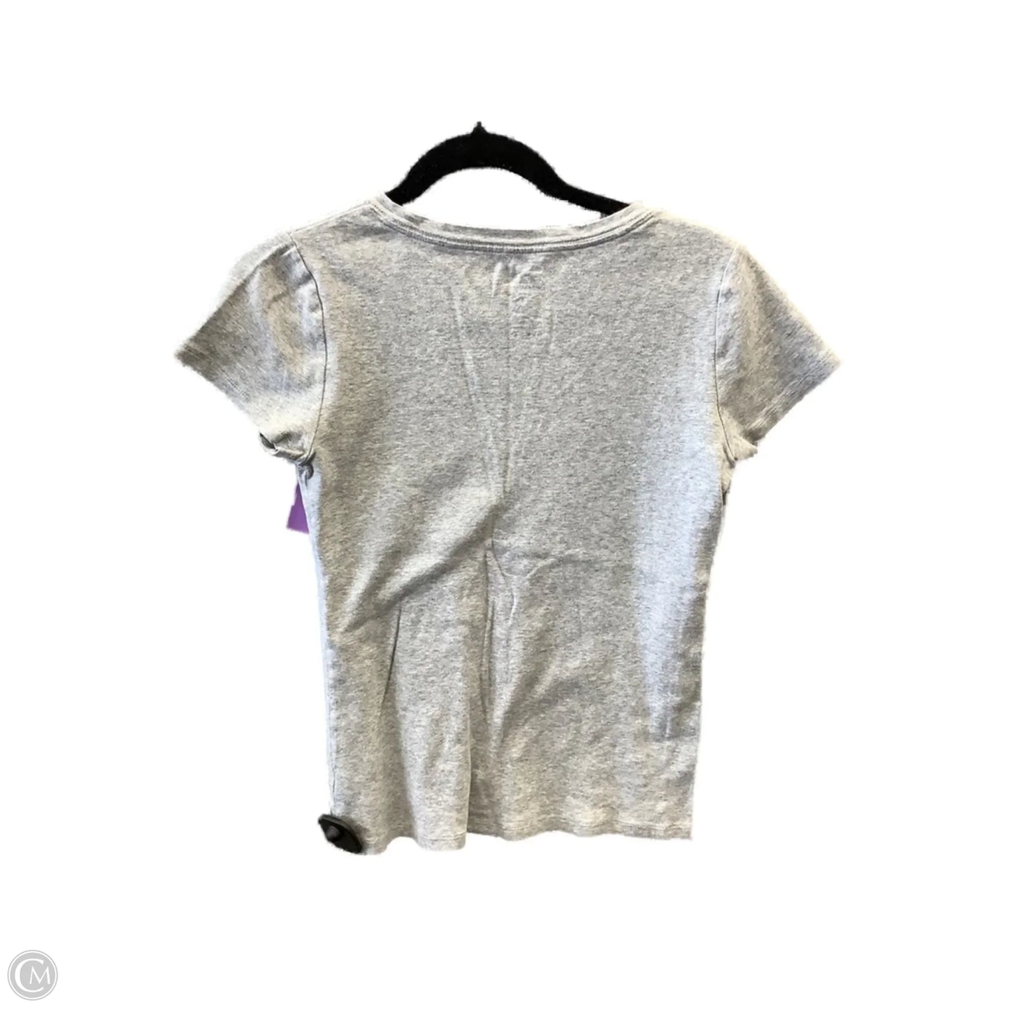 Top Short Sleeve Basic By Gap In Grey, Size: M
