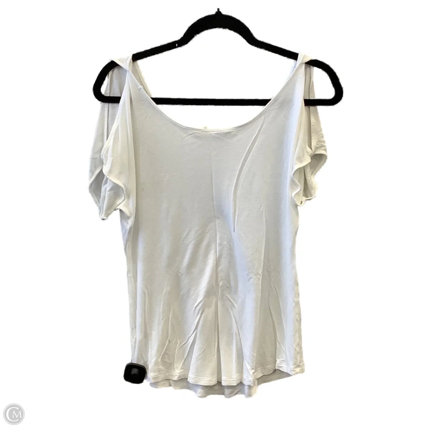 Top Short Sleeve By Old Navy In White, Size: M