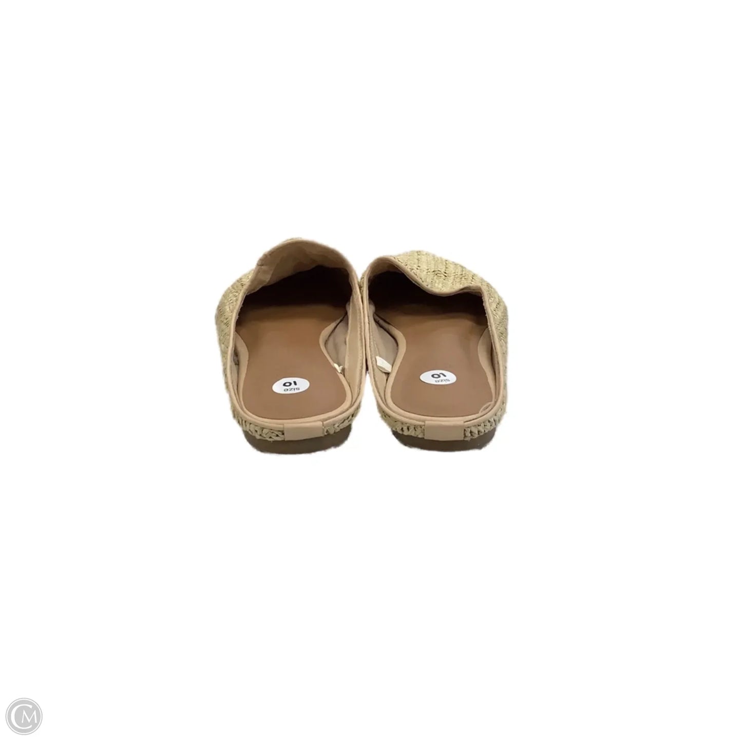 Sandals Flats By Universal Thread In Yellow, Size: 10