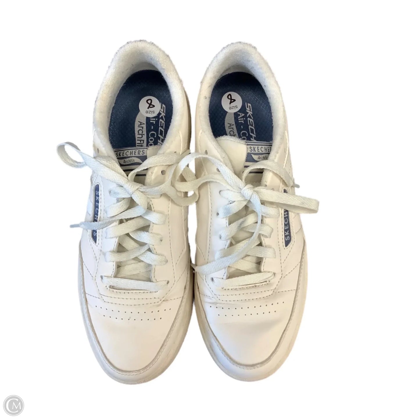 Shoes Sneakers By Skechers In White, Size: 8