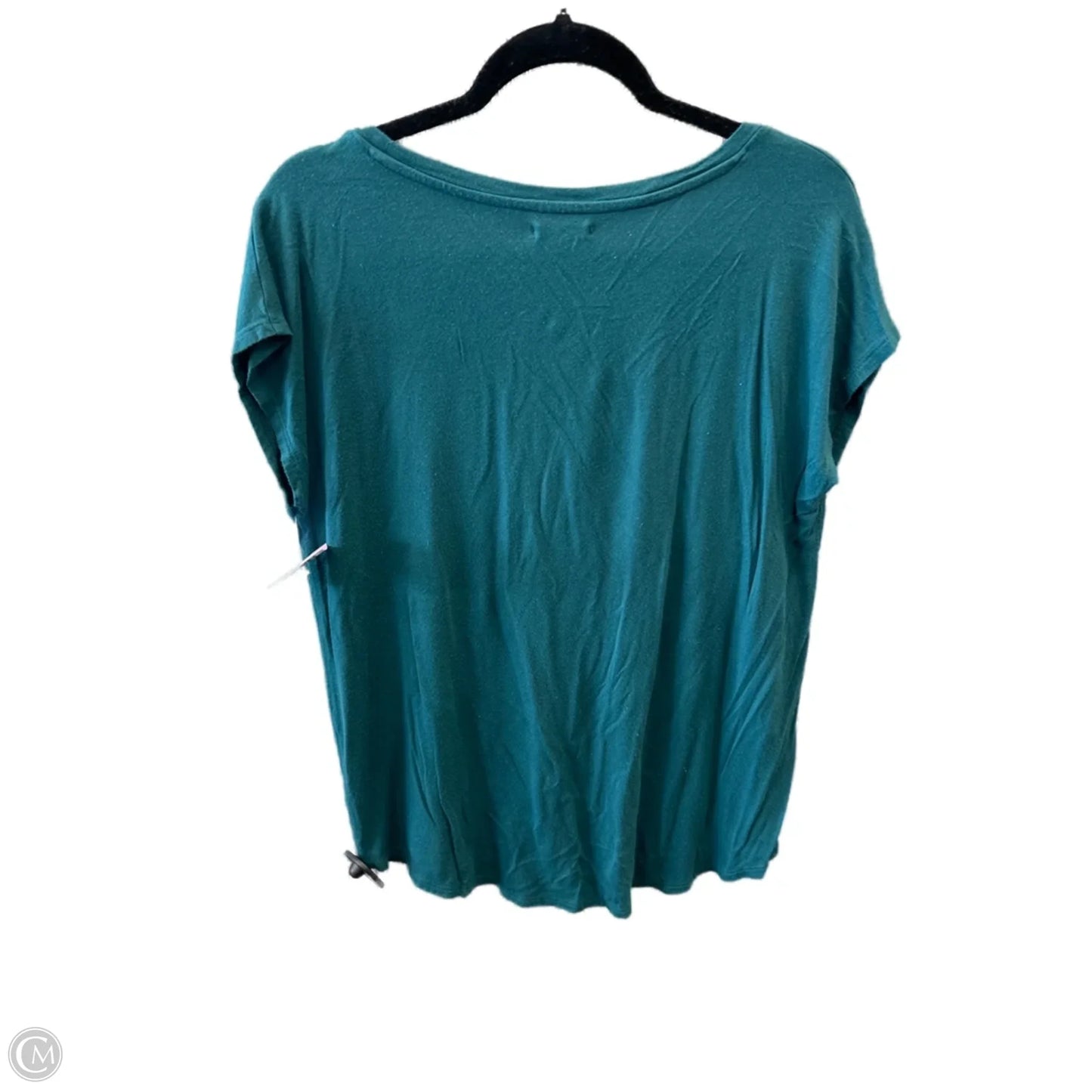 Top Short Sleeve By Maurices In Green, Size: L