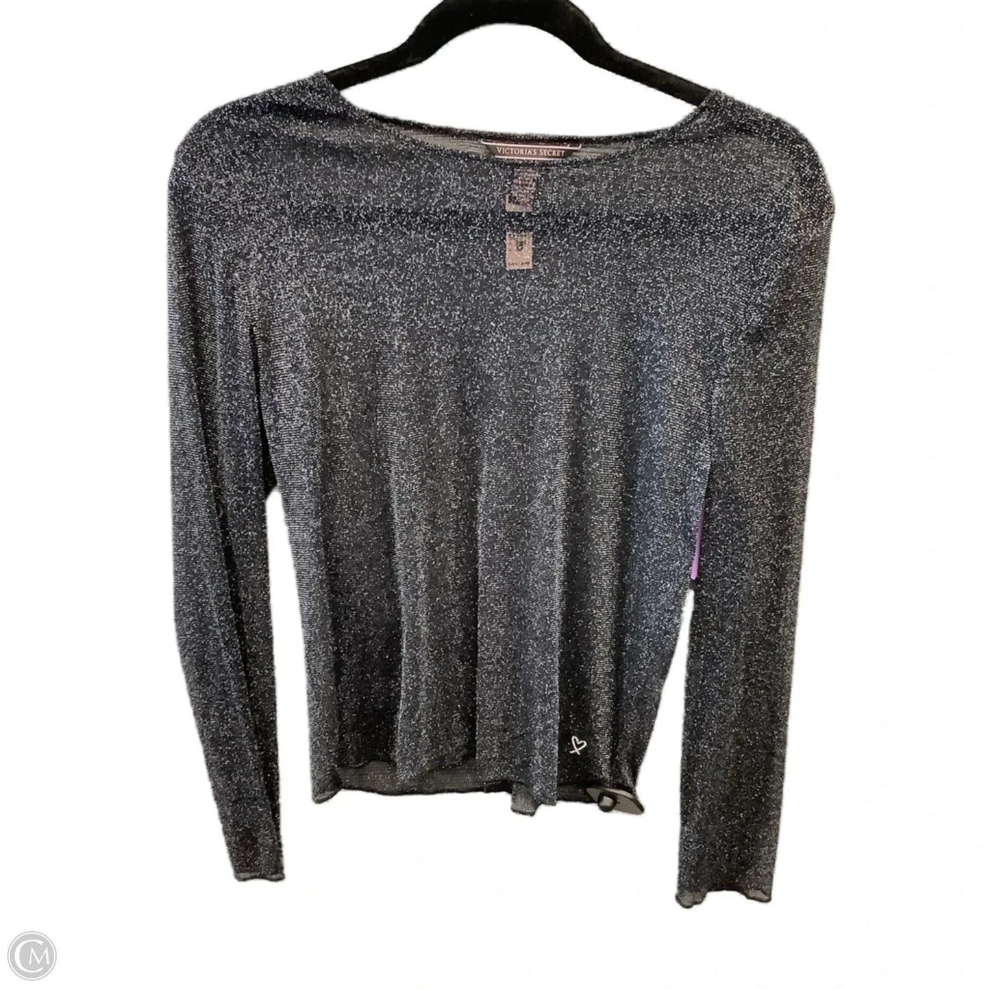 Top Long Sleeve By Victorias Secret In Black, Size: Xs