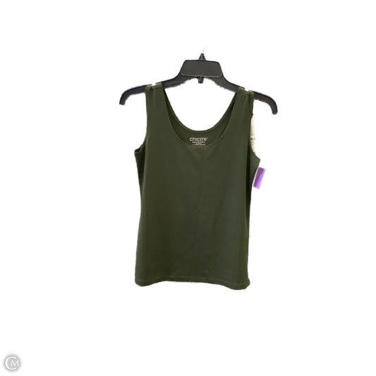 Tank Top By Chicos In Green, Size: S