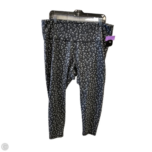 Athletic Leggings By Old Navy In Grey, Size: Xxl