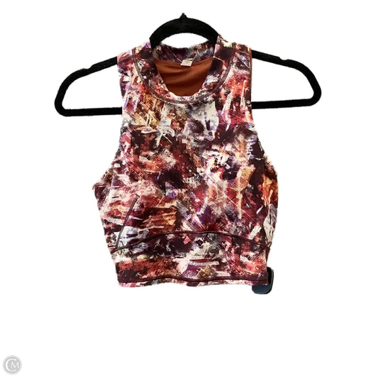 Athletic Bra By Lululemon In Brown & Purple, Size: 6