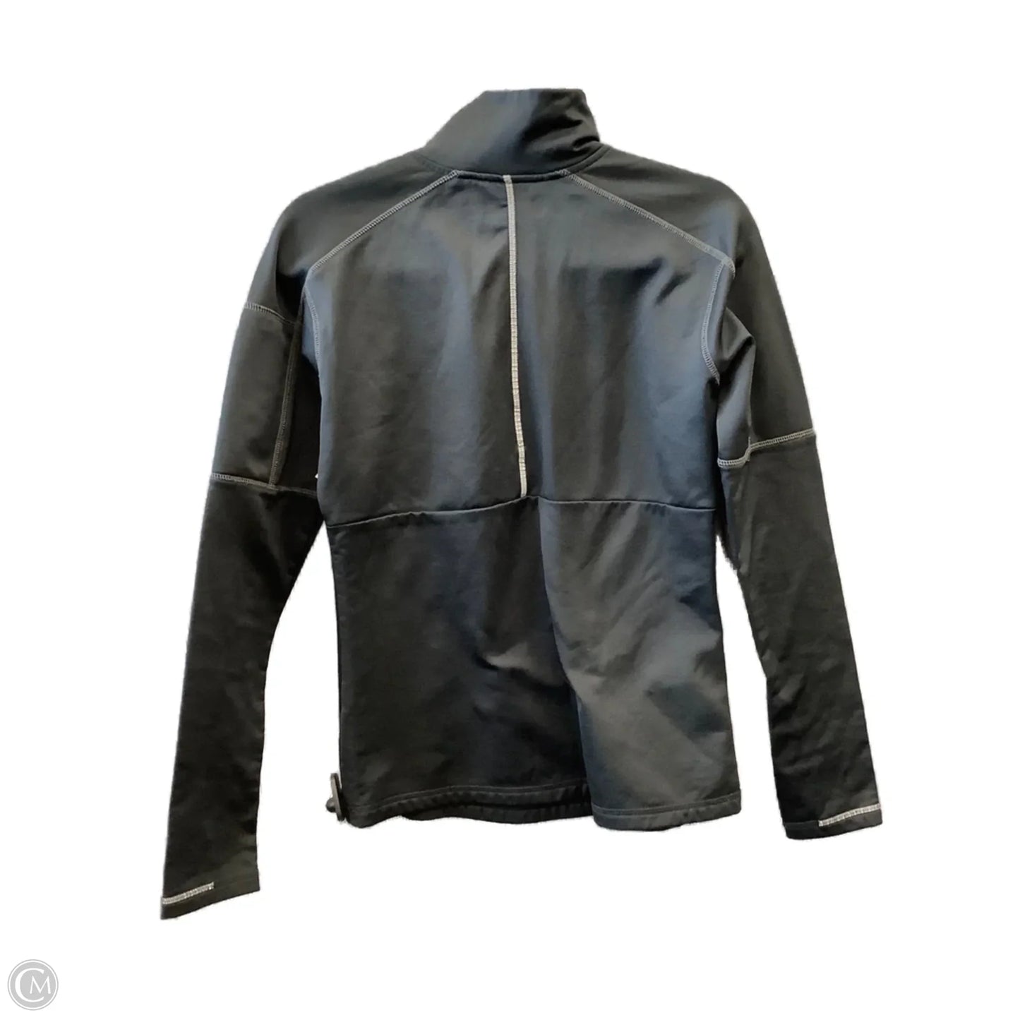 Athletic Top Long Sleeve Collar By Columbia In Black, Size: S