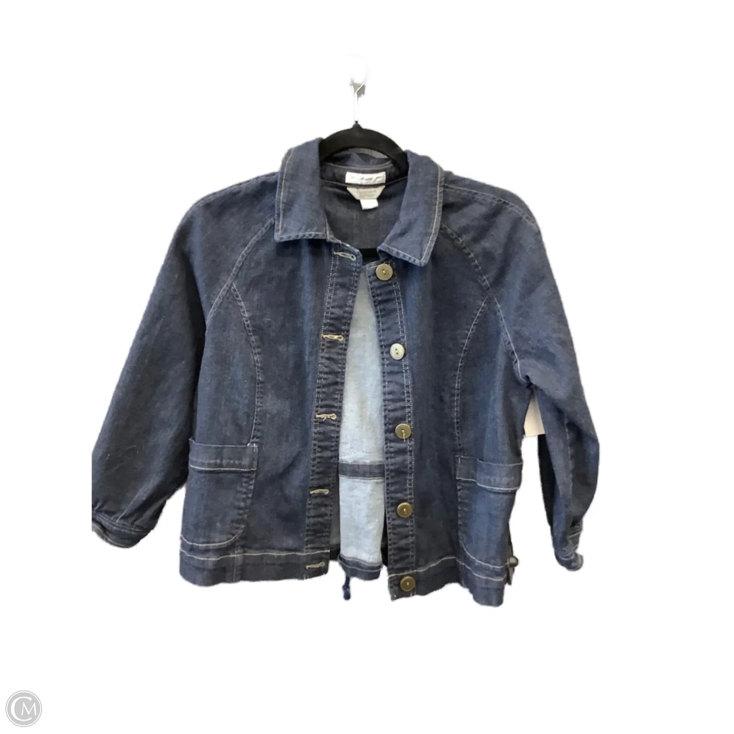 Jacket Denim By Christopher And Banks In Blue Denim, Size: S
