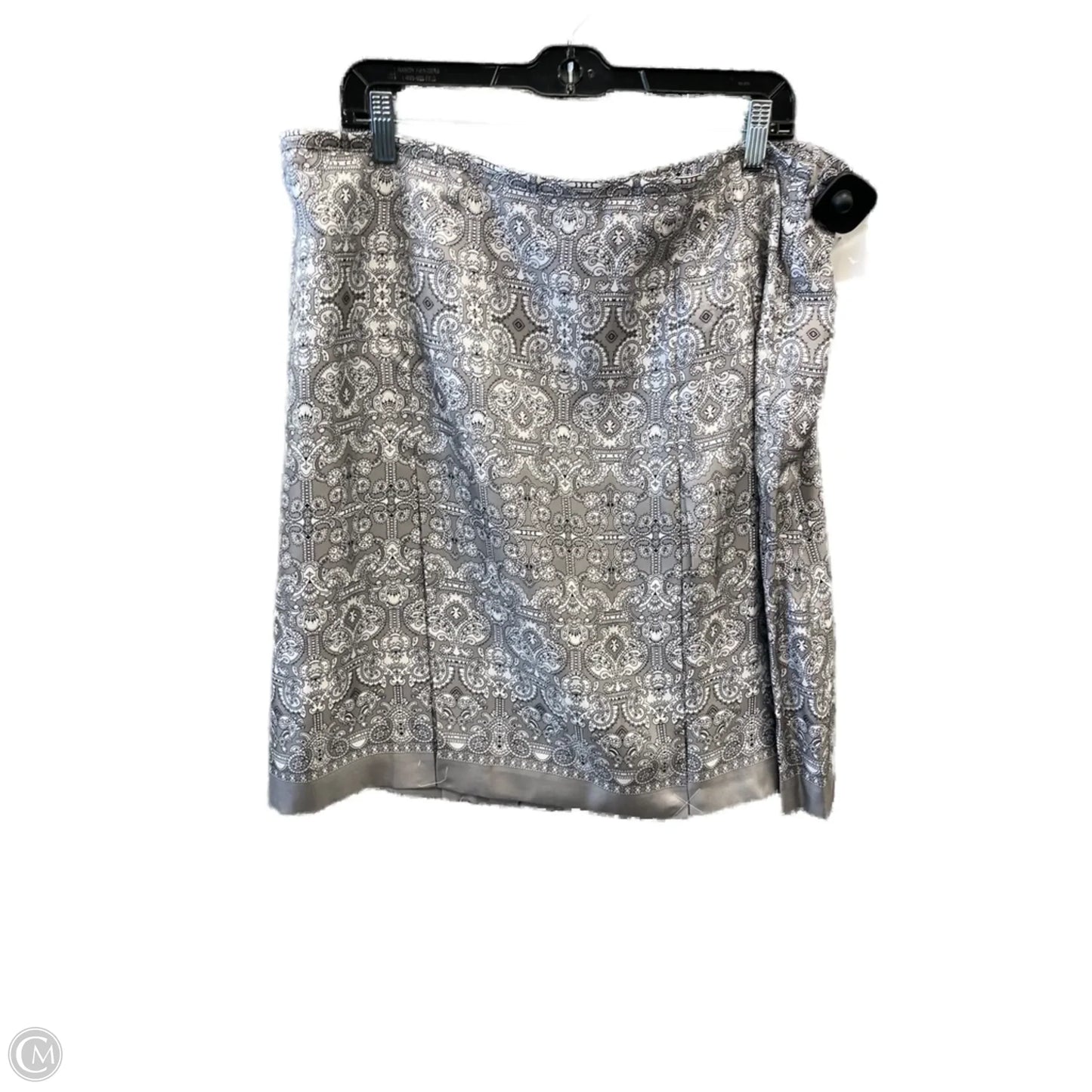 Skirt Midi By Loft In Grey, Size: 18