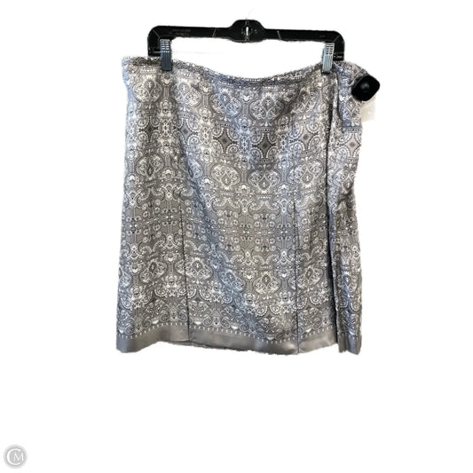 Skirt Midi By Loft In Grey, Size: 18